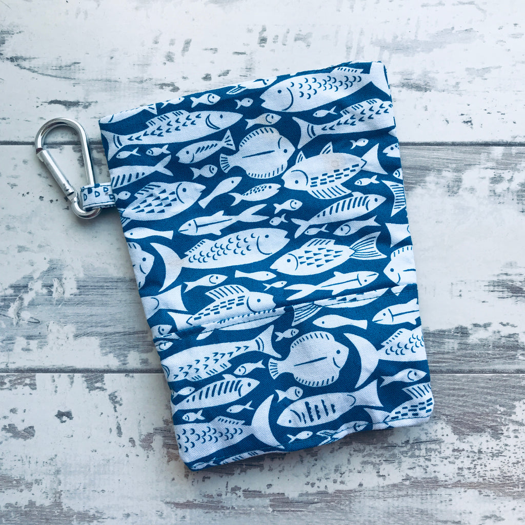 Blue Fish Treat & Poobag Holder