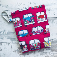 Hot Pink Campervan Treat & Poobag Holder