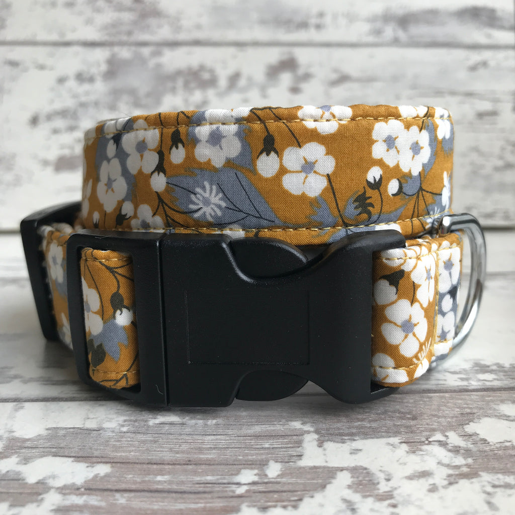 Mustard Blossom - Dog Collar