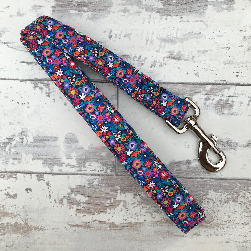 Liberty Dazzle - Navy Blue - Dog Lead