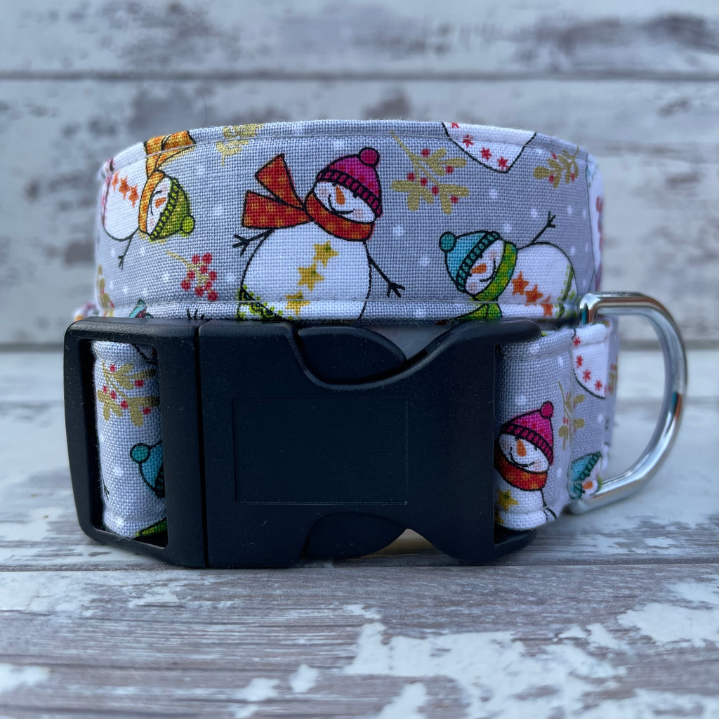 Frosty Snowmen - Dog Collar