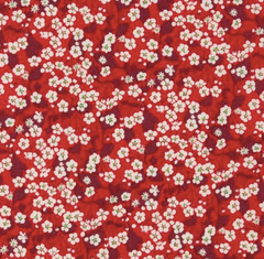 Dark Red Blossom - Dog Lead
