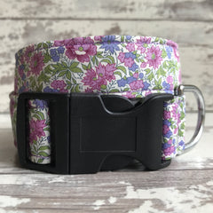 Lilac Floral - Dog Collar