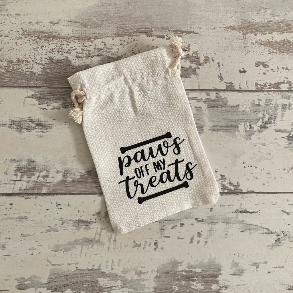 Paws Off - Canvas Treat Bag