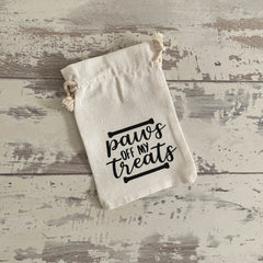 Paws Off - Canvas Treat Bag