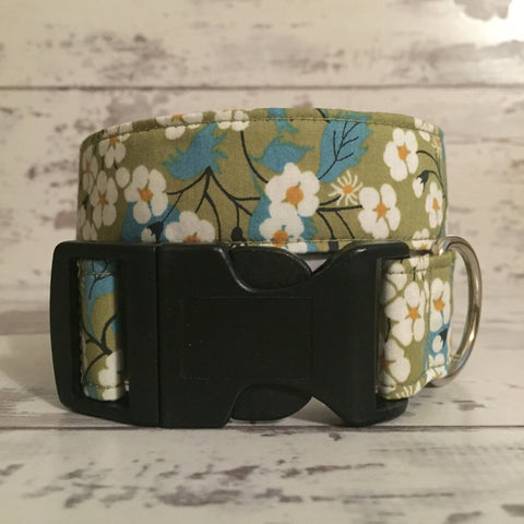 The Black Dog Company Handmade Dog Collars Apple Blossom - Dog Collar