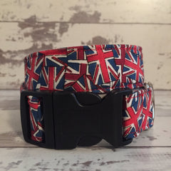 The Black Dog Company Handmade Dog Collars Union Jack - Dog Collar