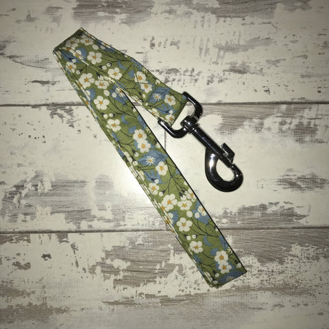 The Black Dog Company Handmade Dog Leads Apple Blossom - Dog Lead