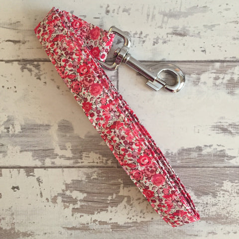 The Black Dog Company Handmade Dog Leads Liberty Phoebe Floral - Dog Lead