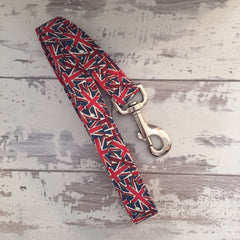 The Black Dog Company Handmade Dog Leads Union Jack - Dog Lead