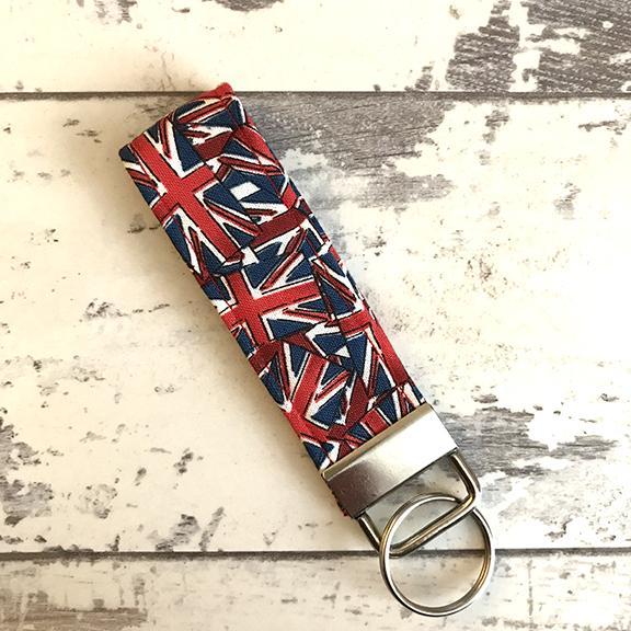 The Black Dog Company Key Ring Fob Union Jack Key Ring Fob