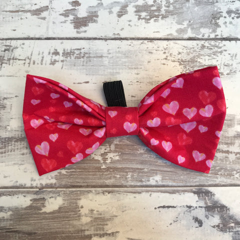 Love Hearts Bow Tie