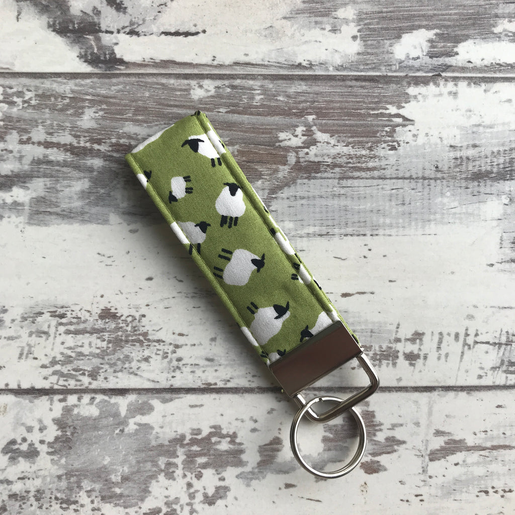 Sheep on the Green Key Ring Fob