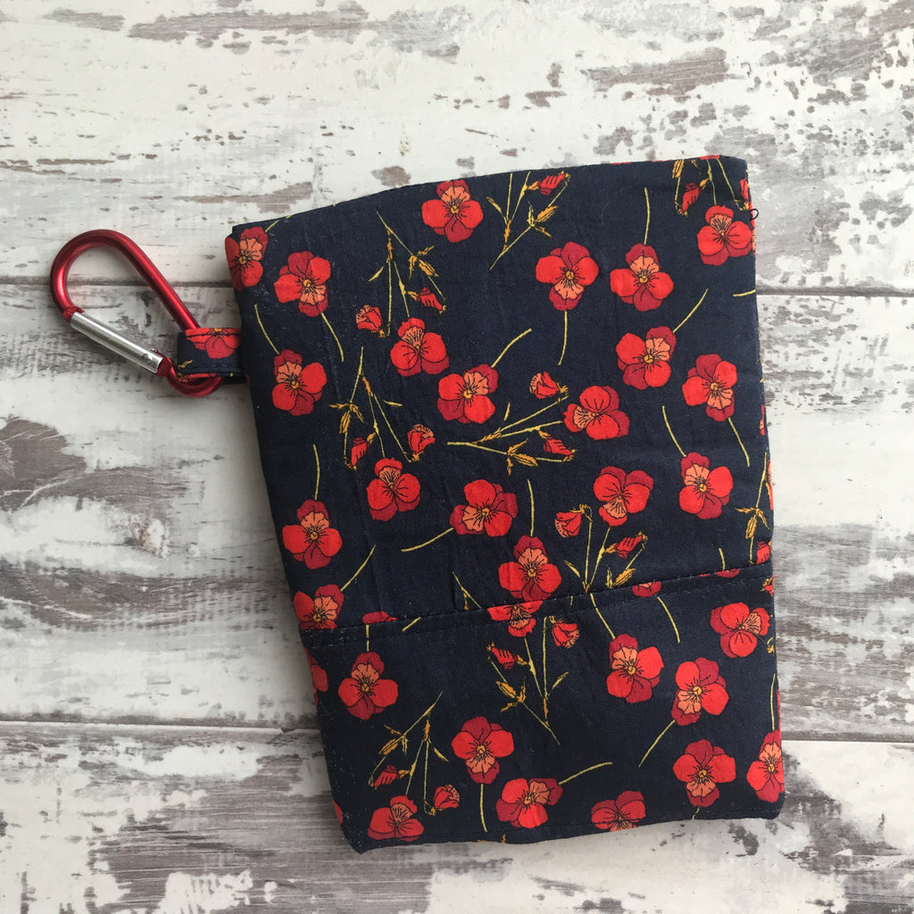 Liberty Poppies Treat & Poobag Holder