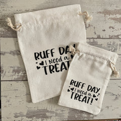 Ruff Day - Canvas Treat Bag
