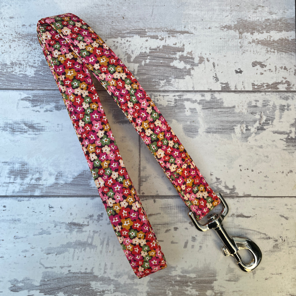 Liberty Floral Charm - Pink - Dog Lead