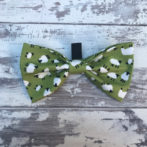 Sheep on the Green Bow Tie