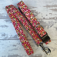 Liberty Floral Charm - Pink - Dog Lead