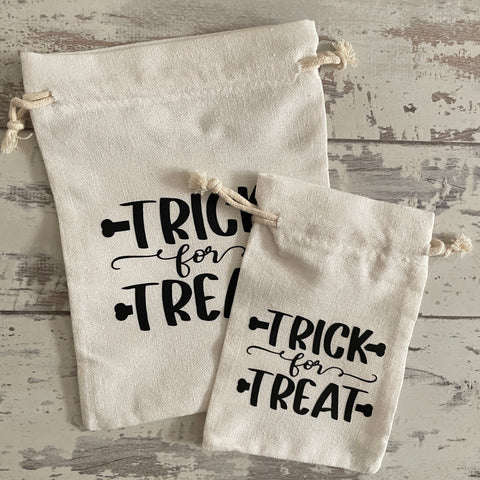 Trick for Treat - Canvas Treat Bag